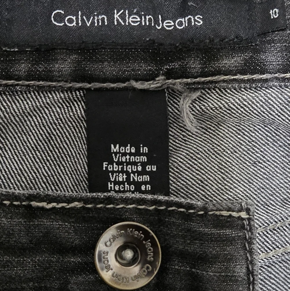 Calvin Klein Vintage Y2K Black Bootcut Jeans Size 10